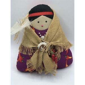 Native American Navajo Wini‎ Doll by Sue Malinski - USA Chili Peppers